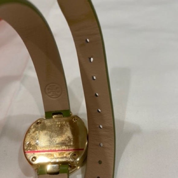 Tory Burch Reva Double Wrap Leather Strap Watch - Picture 9 of 11